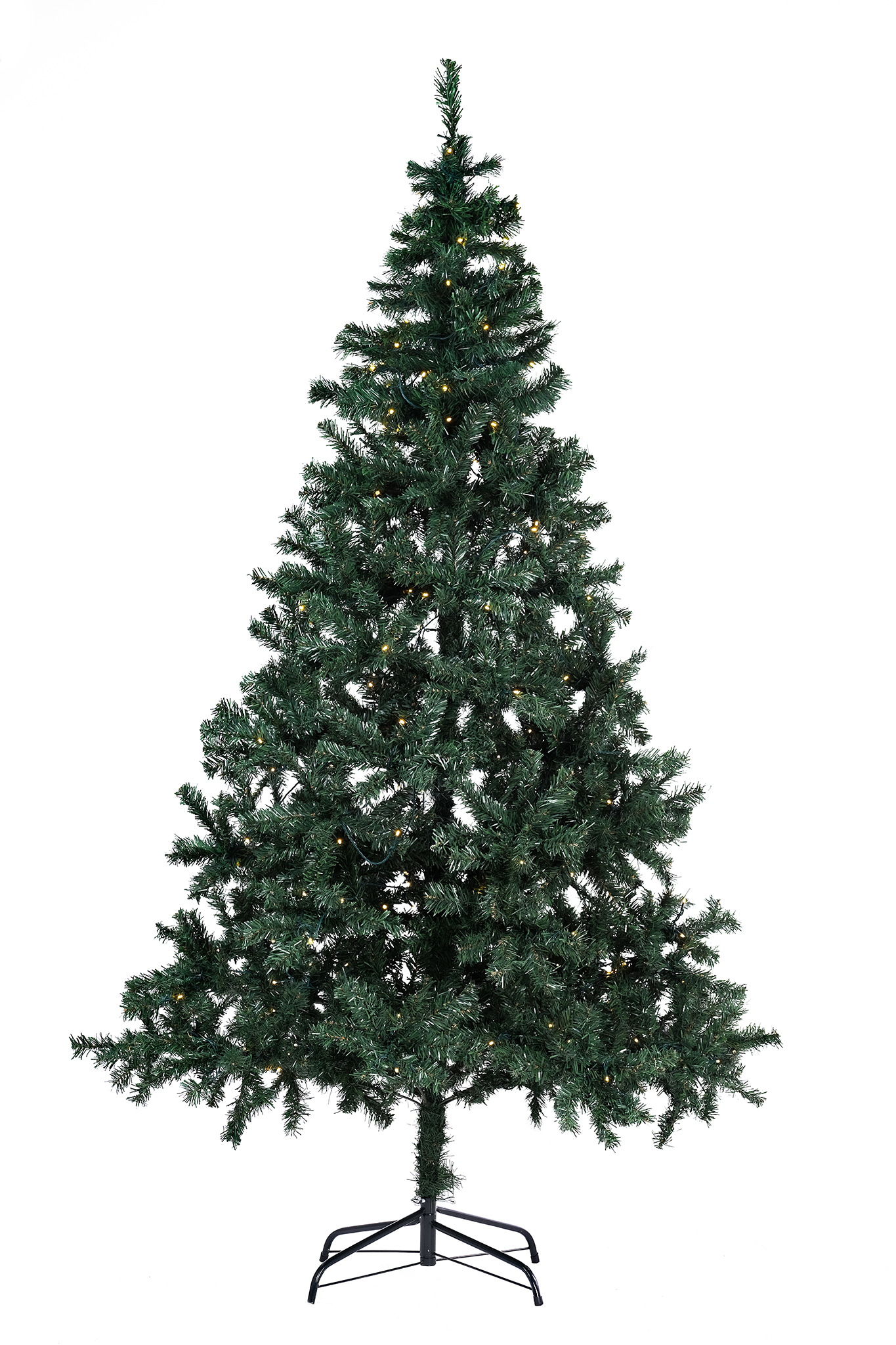 2.1m Pre-lit Evergreen
