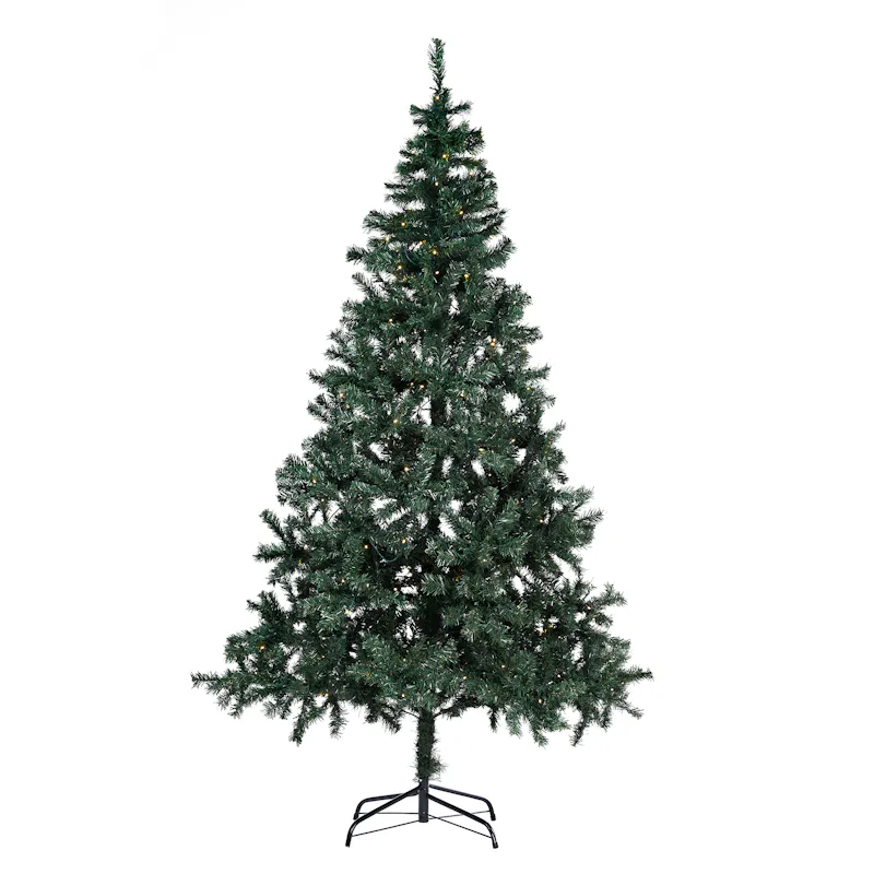 2.1m Pre-lit Evergreen