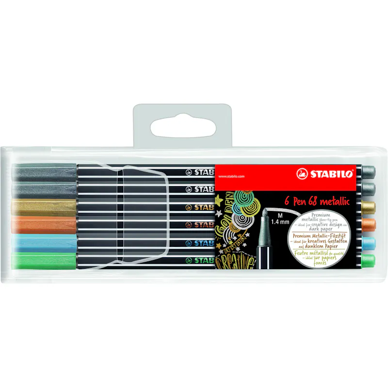 Set of 6 Metallics