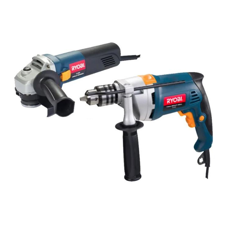 850W Angle Grinder and Drill Combo Kit