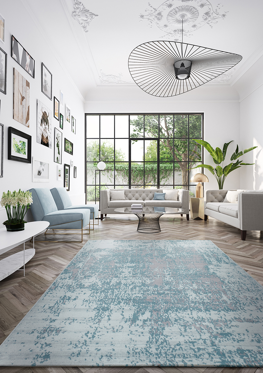 Duck Egg Blue & Grey Mix