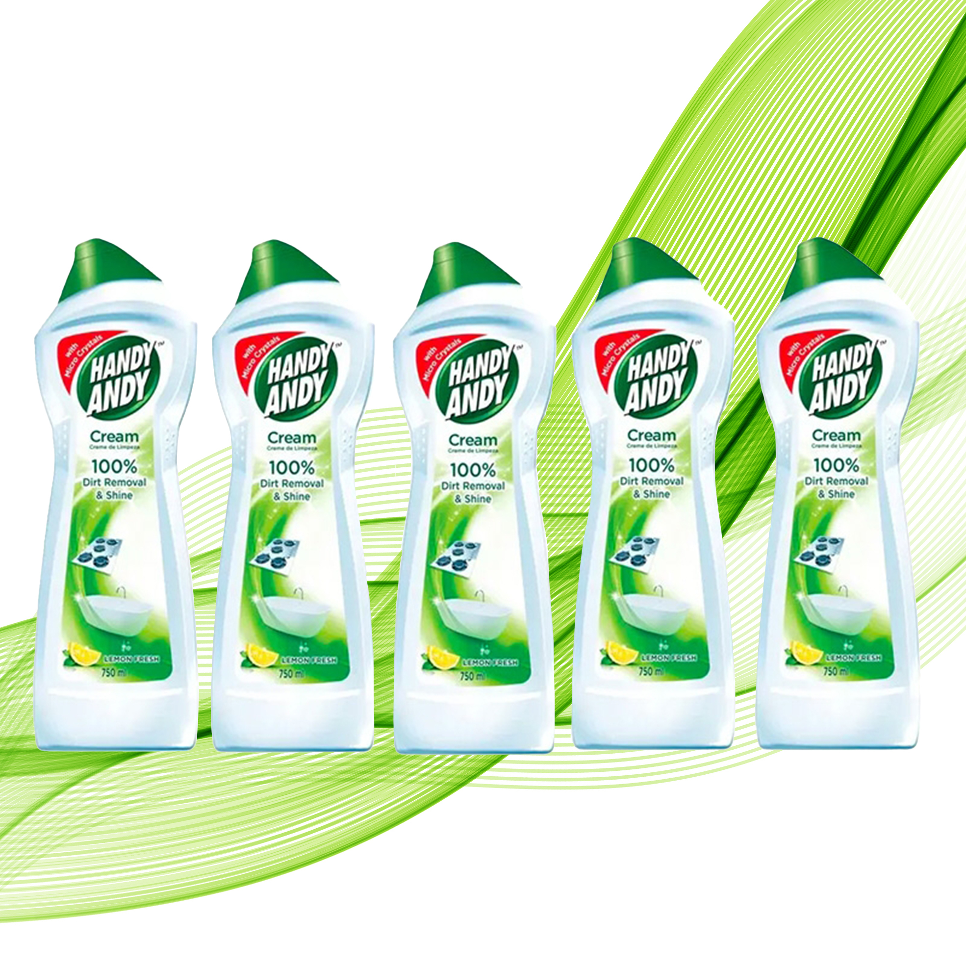 Pack of 5 750ml Spring Cleaning Cream