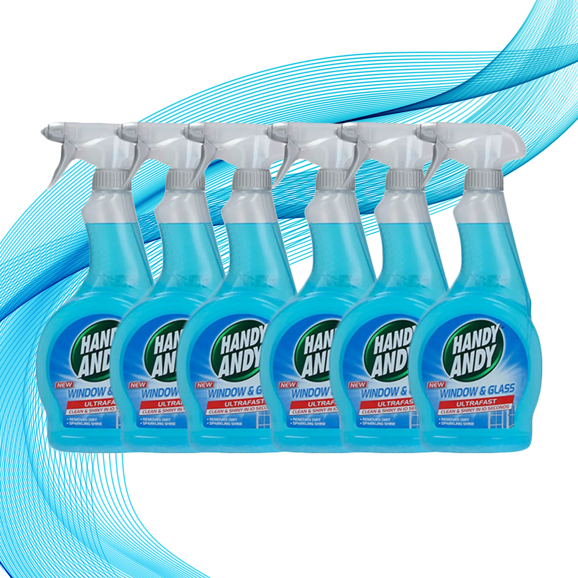 Pack of 6 500ml Trigger Multi-Purpose Cleaners
