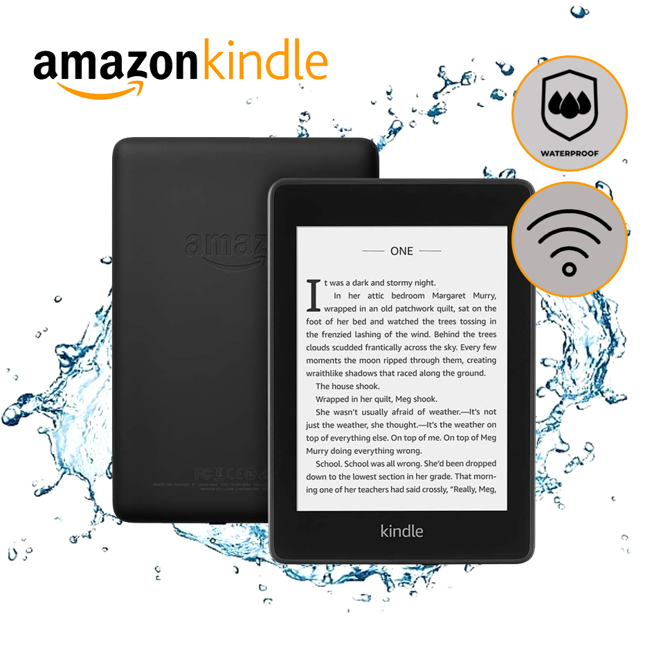 32GB Waterproof Audible Paperwhite Wi-Fi + 4G/LTE with S/O 10th Gen 2018 (Model: AK-9178)