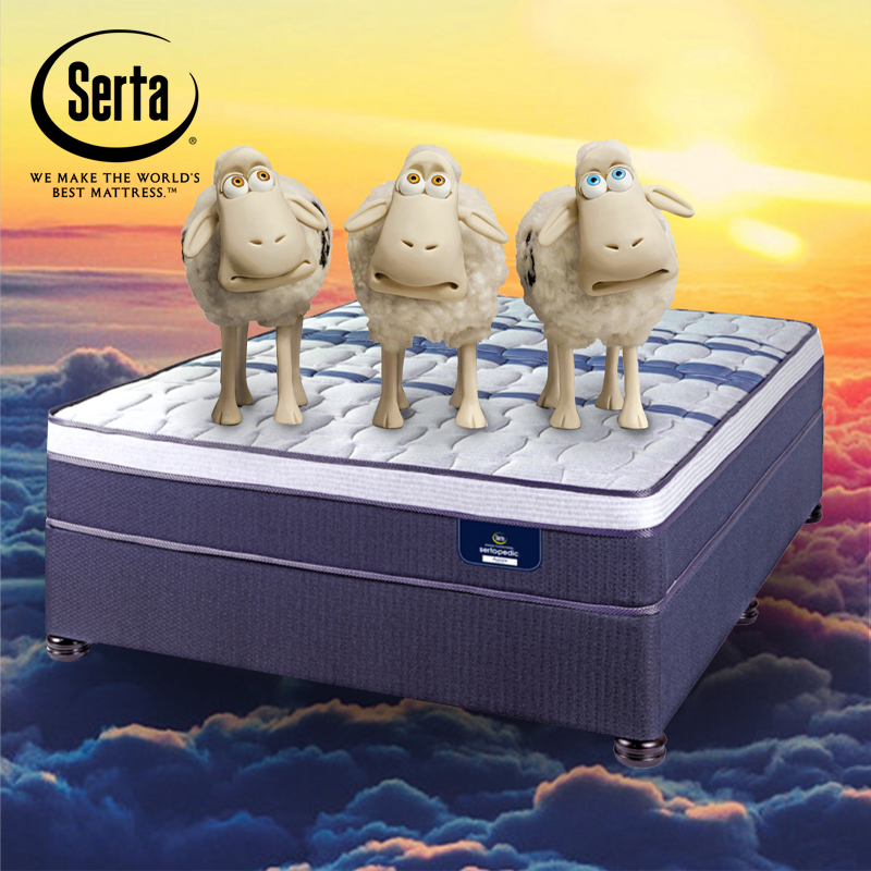 Hypoallergenic Aurora Comfort Top Flip Free Bed Set with Natural Gel Infused Latex Foam