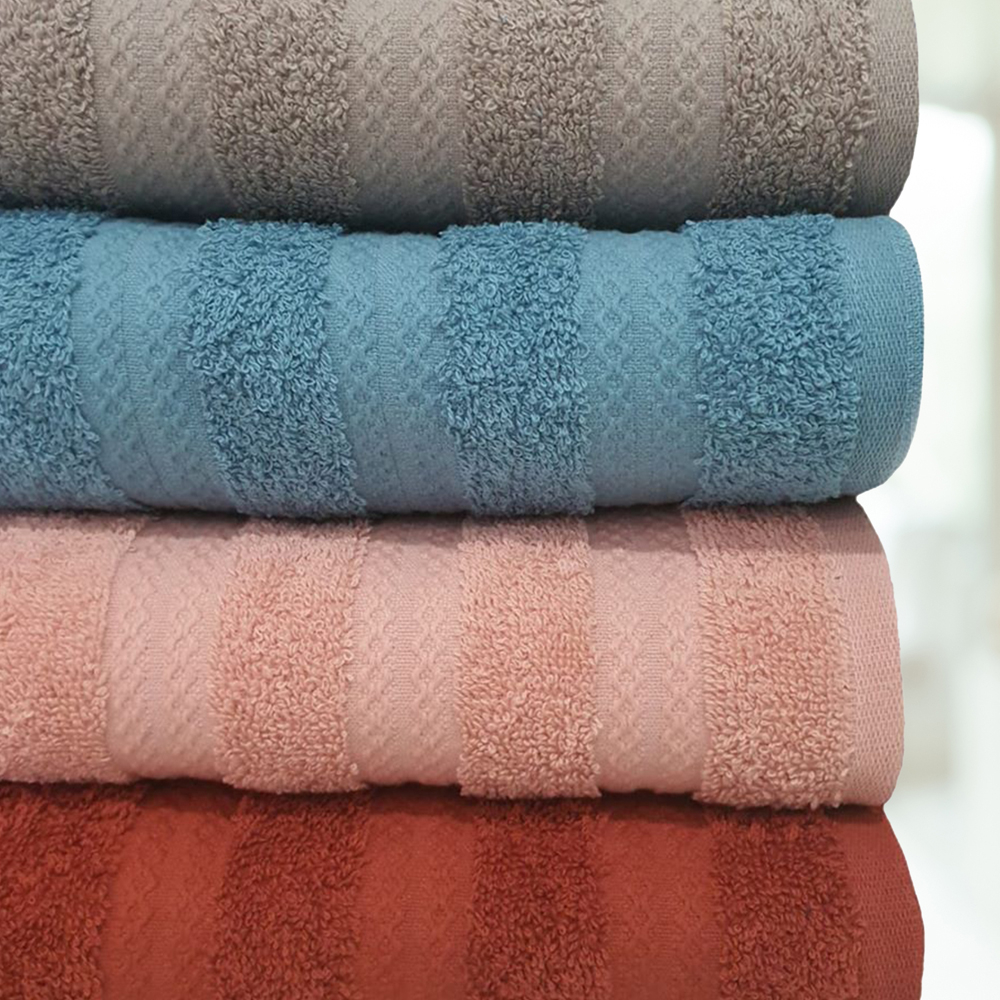 Set of 2 420gsm Extra Length Bath Sheets