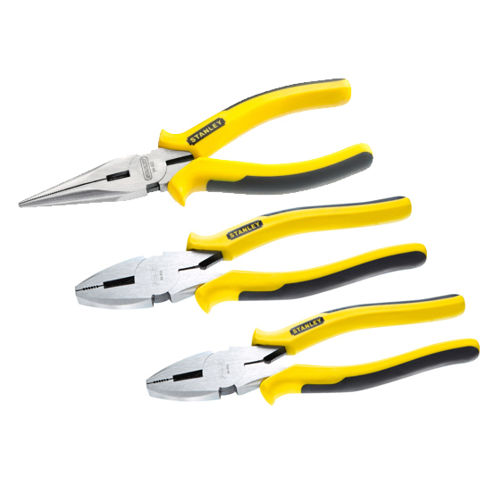 3 Piece Dynagrip Plier Set (Model: STHT73655-8)