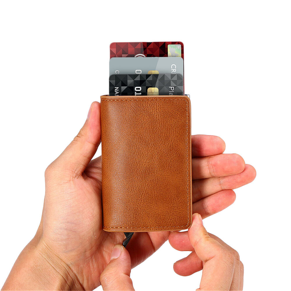 RFID-Blocking Pop-Up Card Wallet