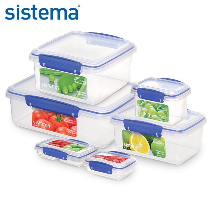 Pack of 6 Food Storage Containers