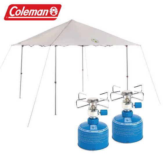 Instant Shelter with Two Bleuet Micro Plus Stoves