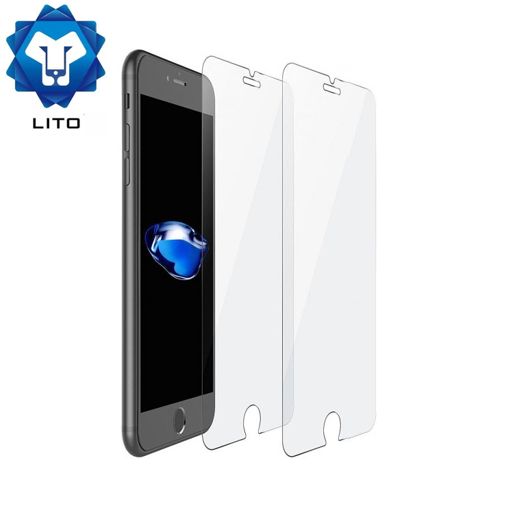 Pack of 2 Premium Tempered Glass Screen Protectors for iPhone