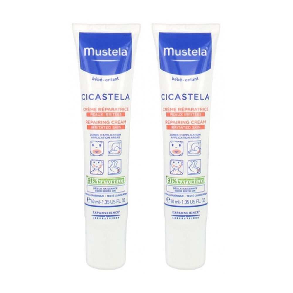 Pack of 2 40ml Cicastela Repairing Creams