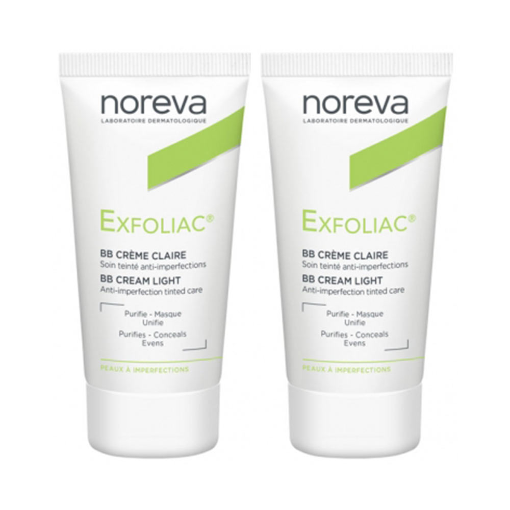 Pack of 2 30ml Exfoliac BB Cream Dore Tubs