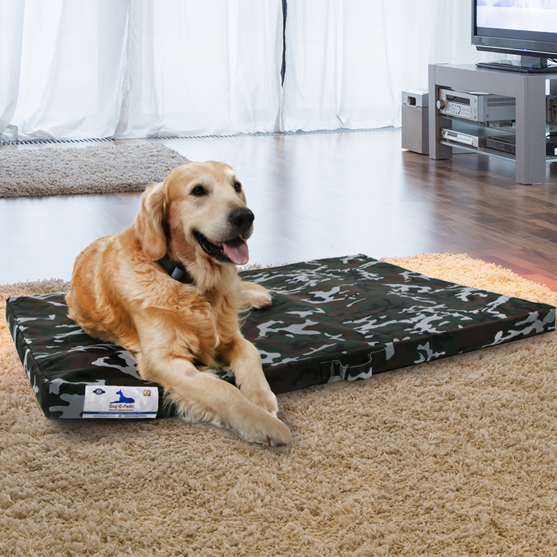 Hush Puppy Dual HD & Memory Foam Dog Mattress with Waterproof Casing