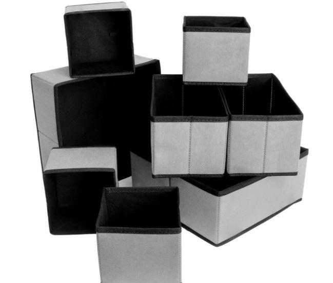 Set of 8 Foldable Storage Bins