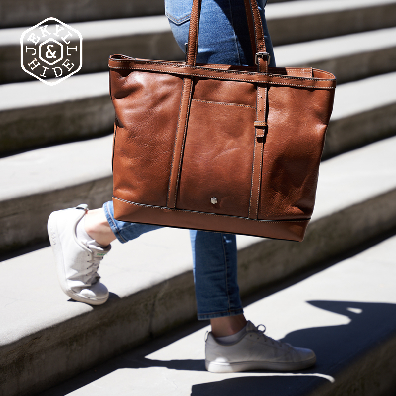 Genuine Leather Ladies Montana Tote Handbag