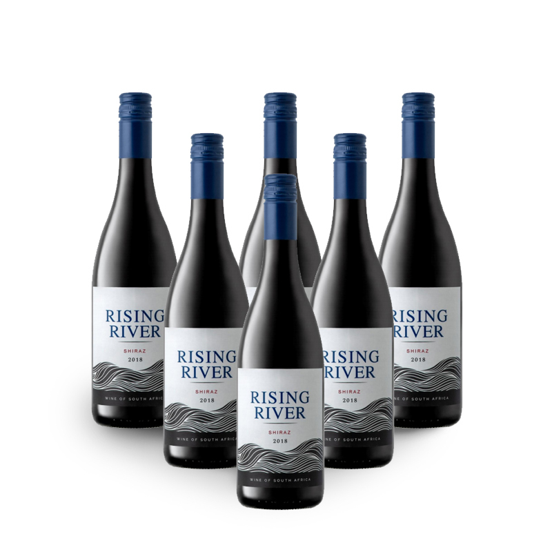 Rising River Shiraz 2018 (R66.50 Per Bottle, 6 Bottles)