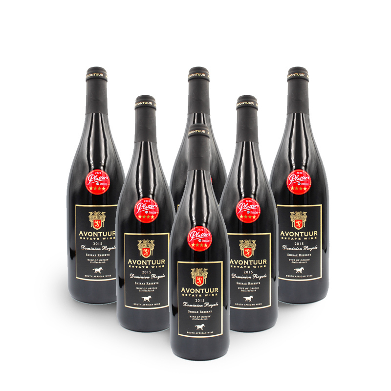 Dominion Royal Shiraz Reserve 2015 (R149.83 Per Bottle, 6 Bottles)