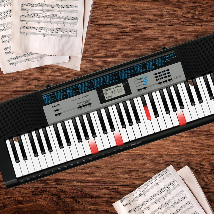 61-Key Portable Lighting Keyboard (Model: LK-136)