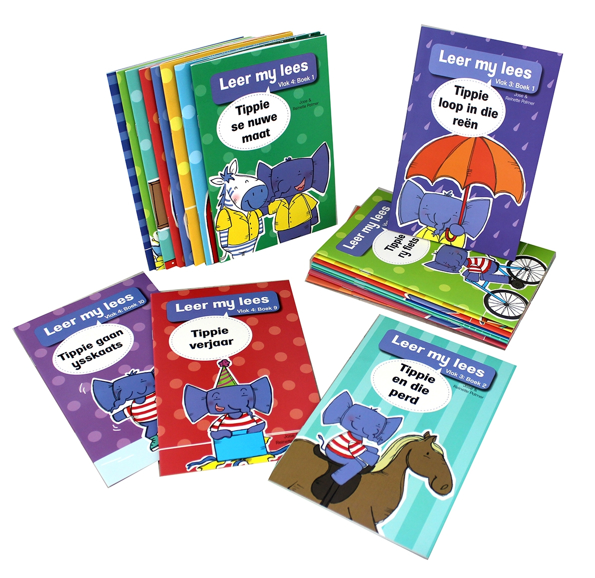 Afrikaans Vlak 1 en 2 Leer My Lees met Tippie in Slipcase (20 Boeke)