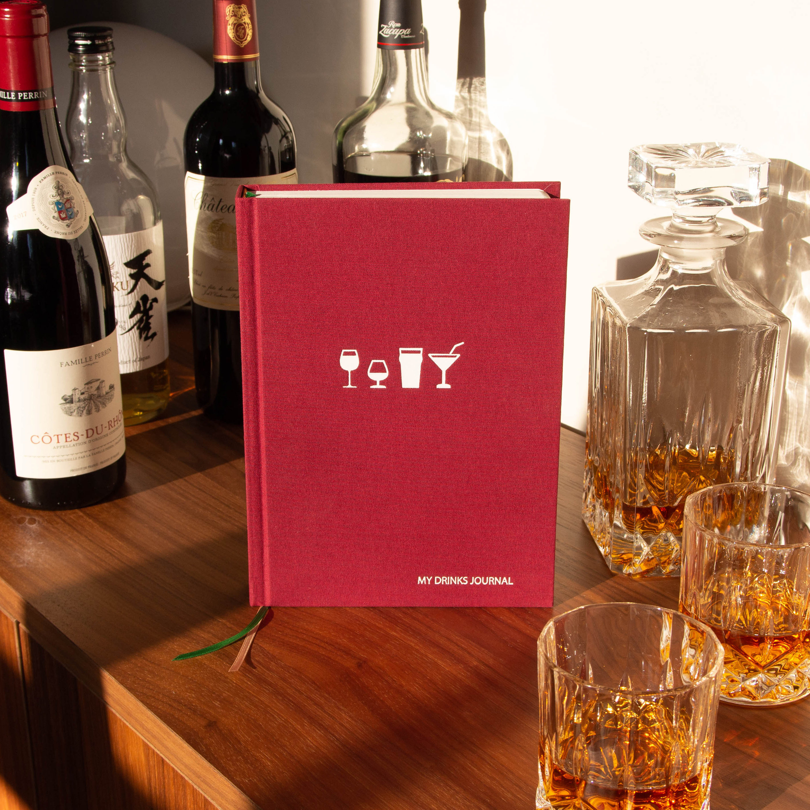 My Drinks Journal & Tasting Notebook for Wine, Beer, Gin & Whiskey