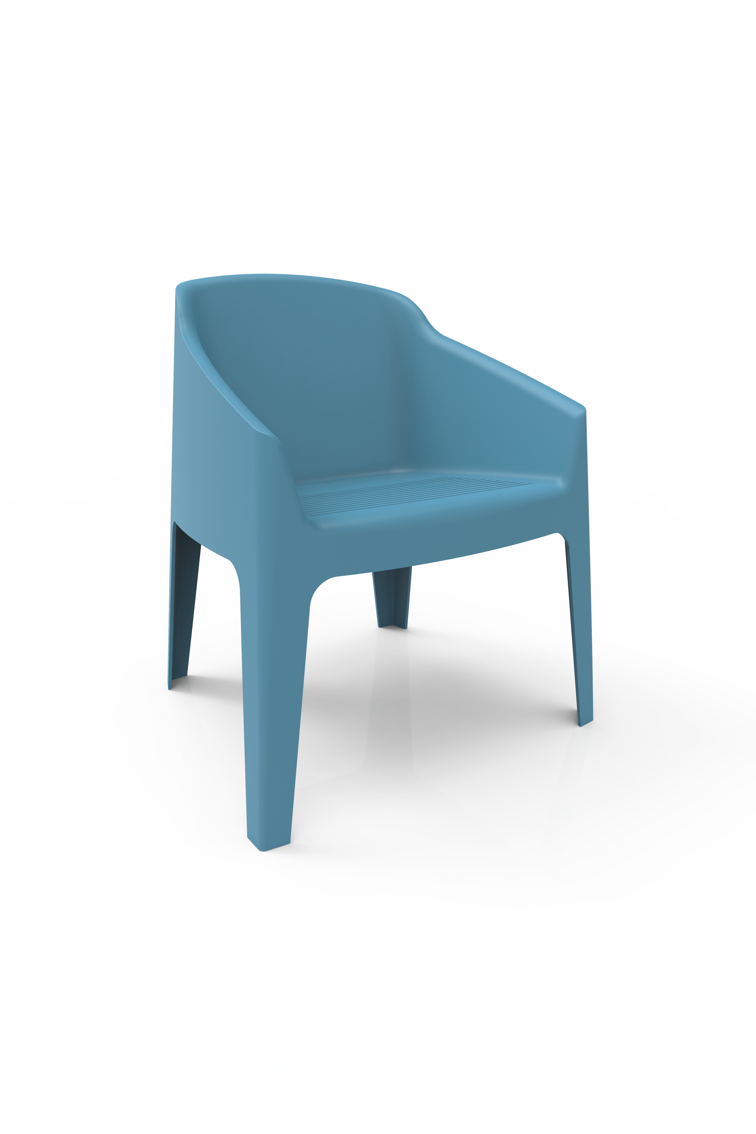 Pack of 2 Baku Indoor or Outdoor Stackable Chairs