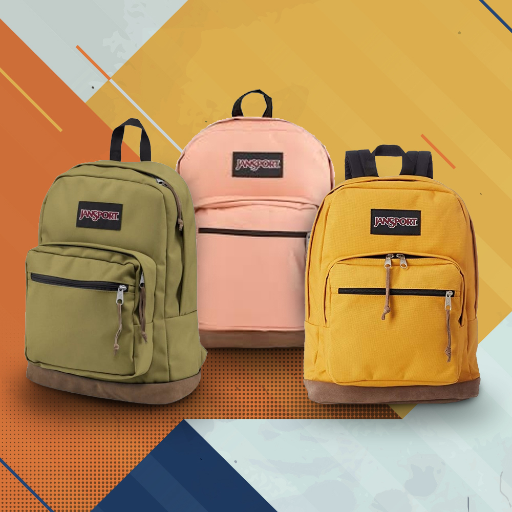 Right Pack Backpack with Genuine Leather Bottom