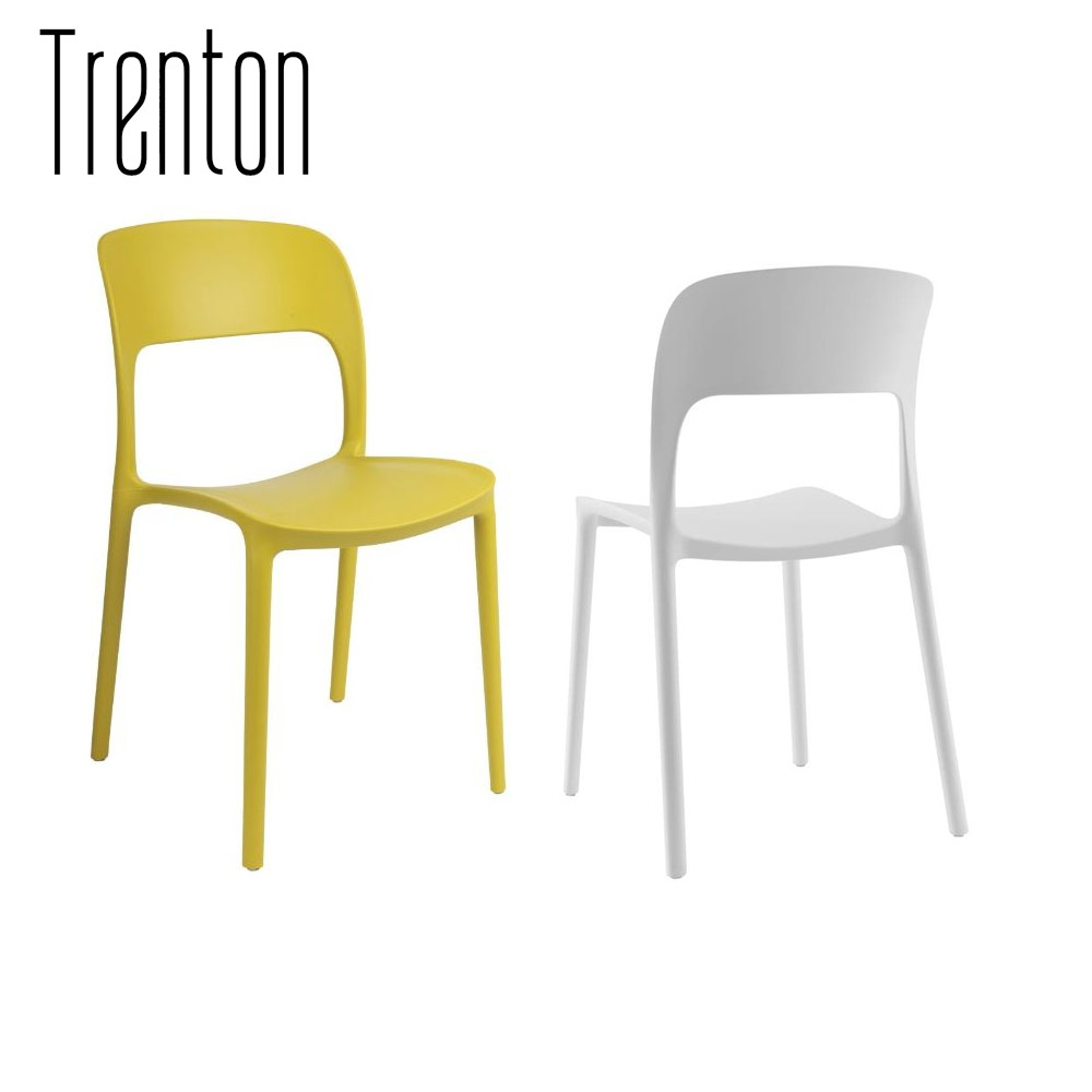 Pack of 2/4 Lola Stackable Indoor or Outdoor Chairs
