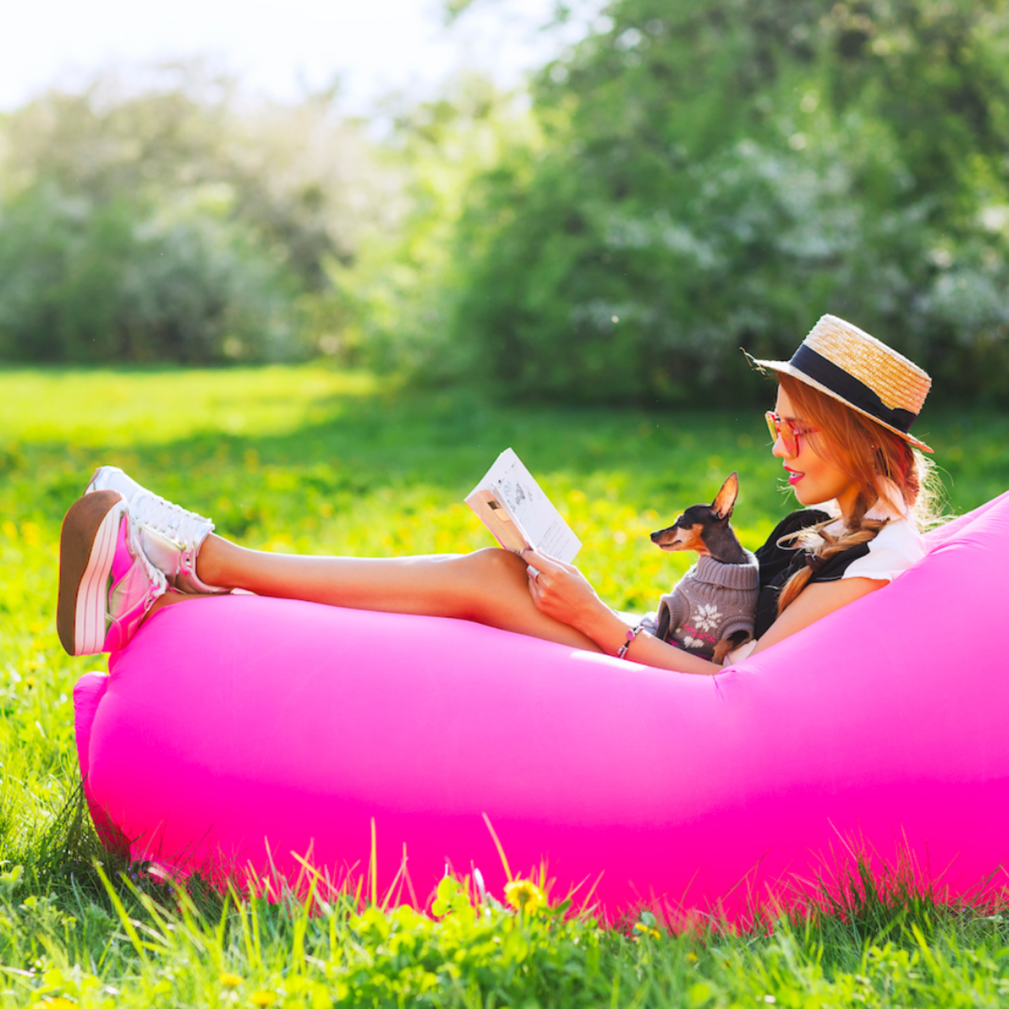 Inflatable Air Sofa with Carry Bag