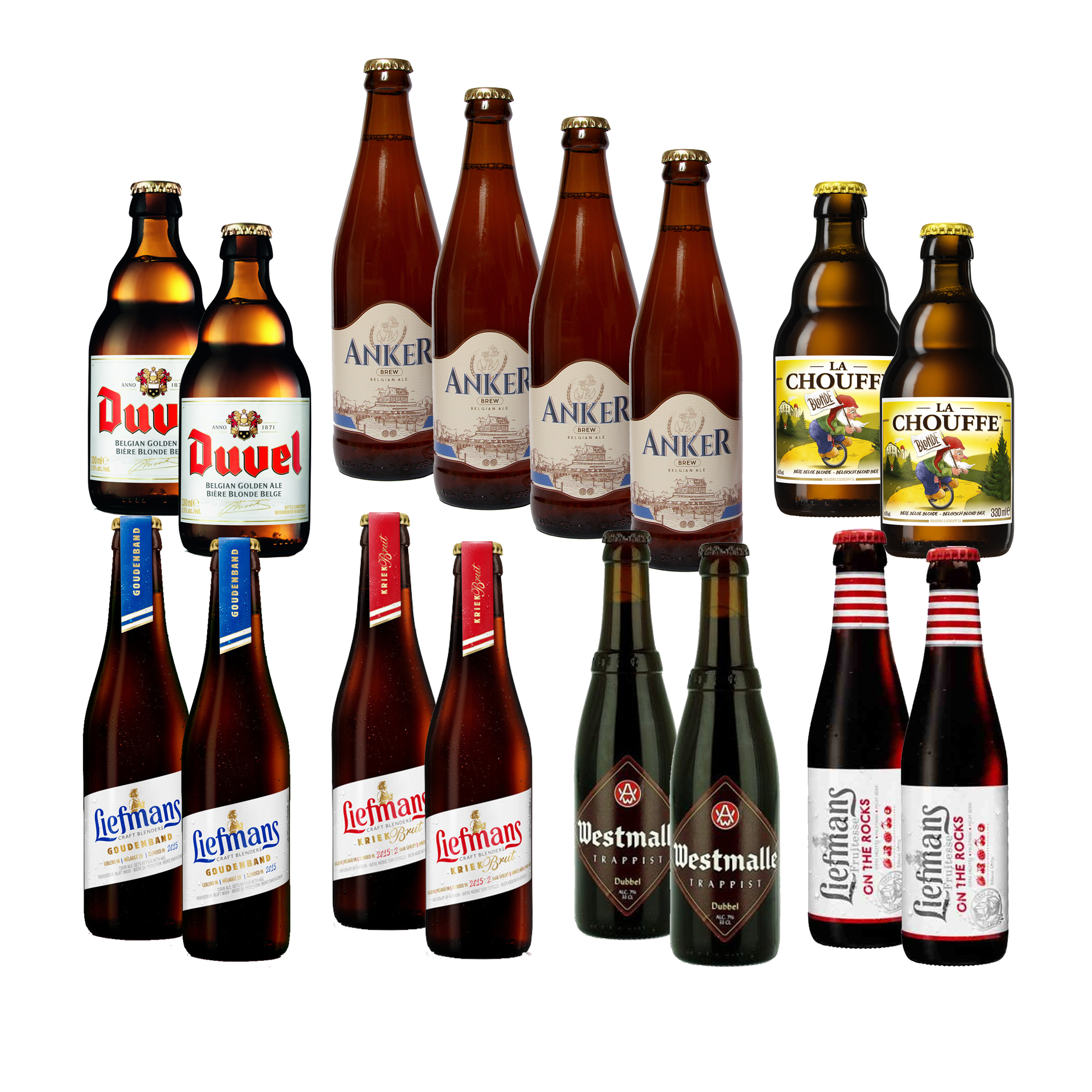 Mixed Case of 16 Craft Belgian Beers