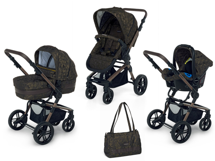 I Wood Travel System (Carrycot, Stroller, Carseat and Bag)