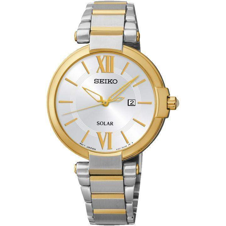 Ladies Two Toned Solar Dress Watch