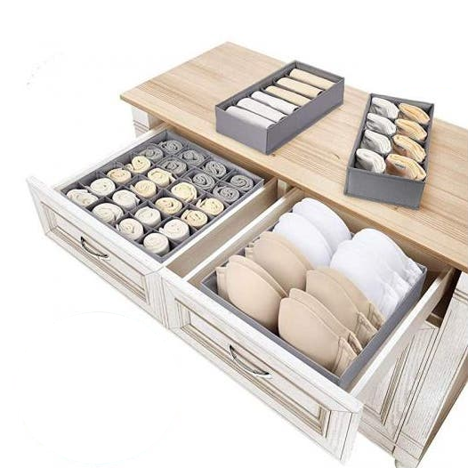 Set of 4 Collapsible Wardrobe Organisers