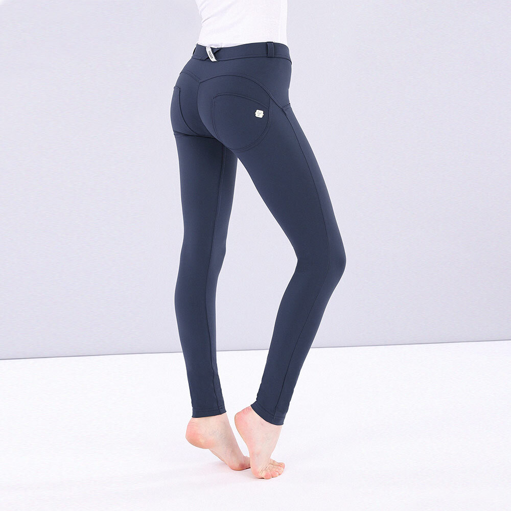 Night Blue WR.UP® Skinny Push Up Trousers Made in Italy in D.I.W.O.® Pro