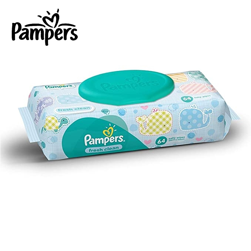 Pack of 4 Fresh Baby Wipes (256 Wipes in Total)