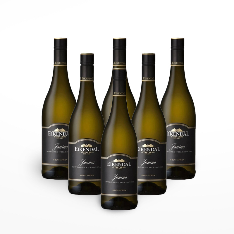 Janina Unwooded Chardonnay 2020 (R81.50 Per Bottle, 6 Bottles)