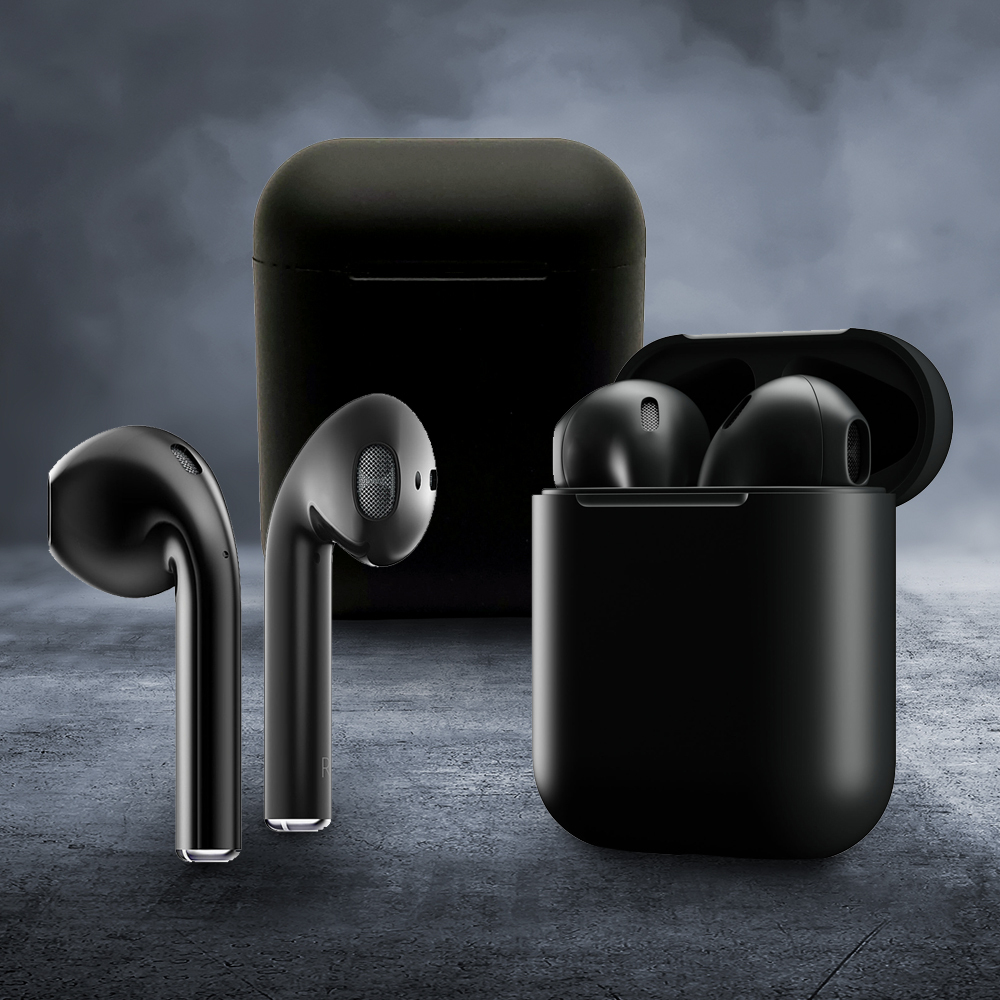 Black True Wireless Trainer Earpods