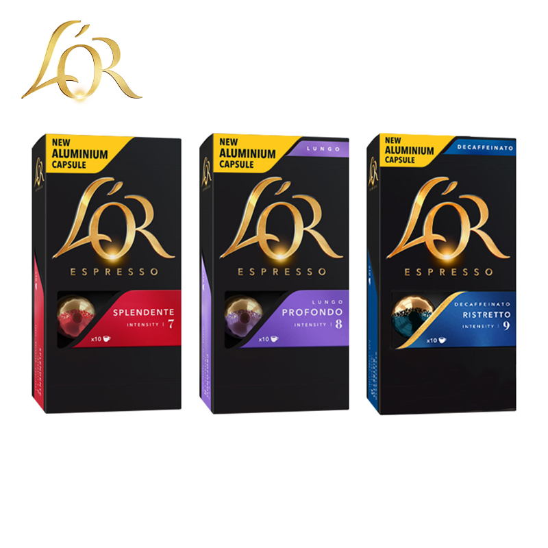 Pack of 3 Nespresso Compatible Aluminium Coffee Capsules