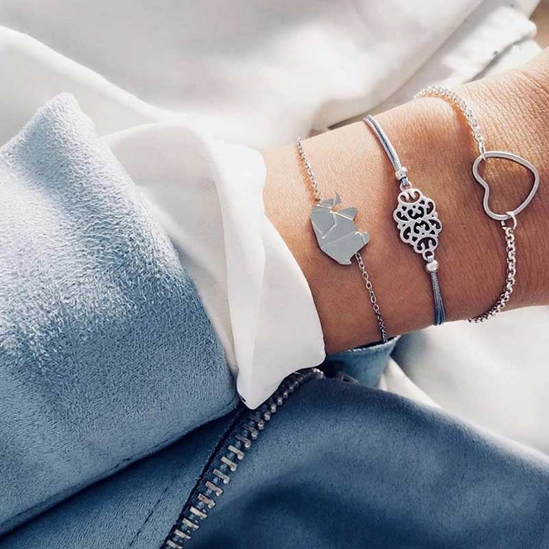 Layered Bracelet Jewelry Set