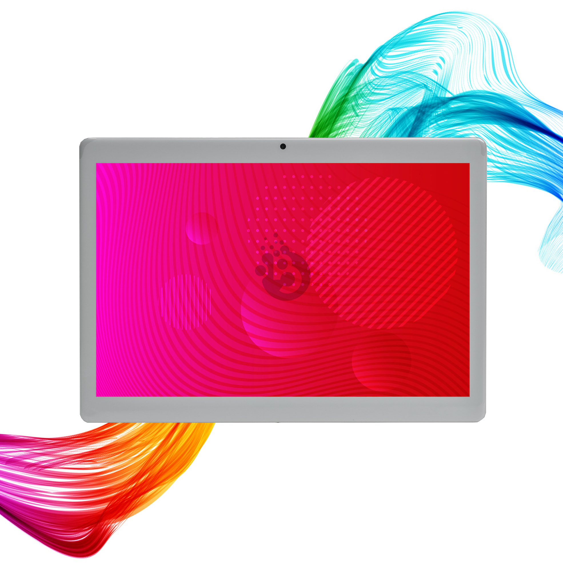 B/Red 10" Dual-Sim Android Tablet