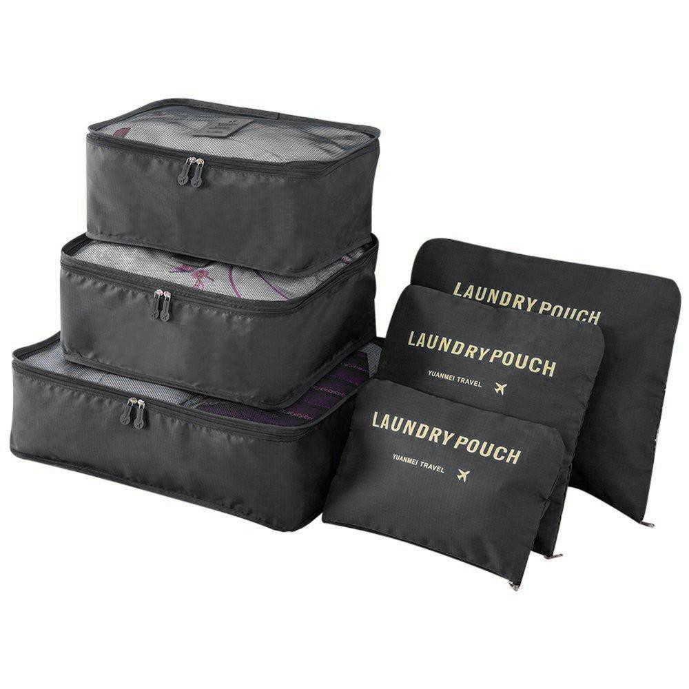 6 Piece Luggage Organizer