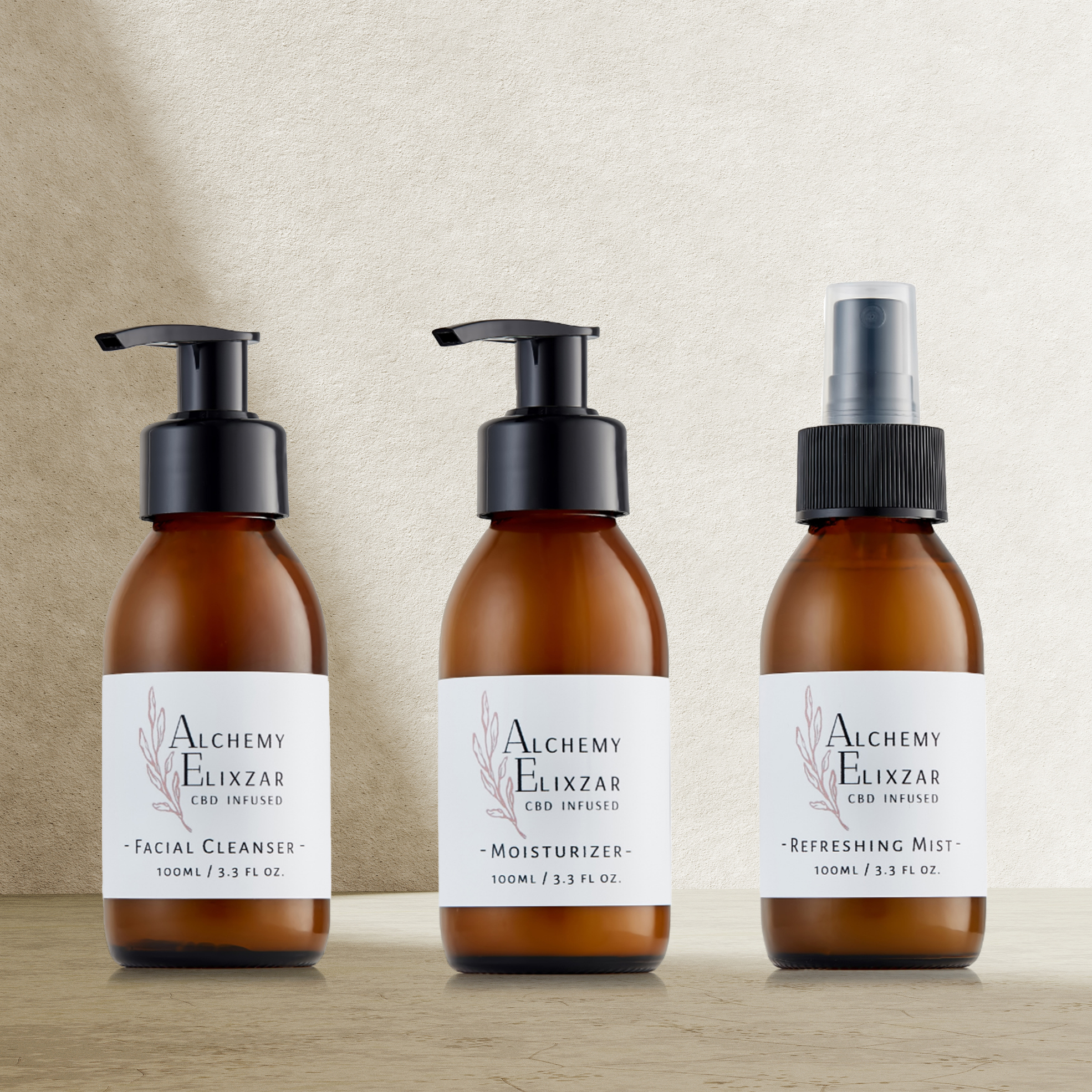 Pack of 3 Nourishing Vegan Sensitive Skin Bundle