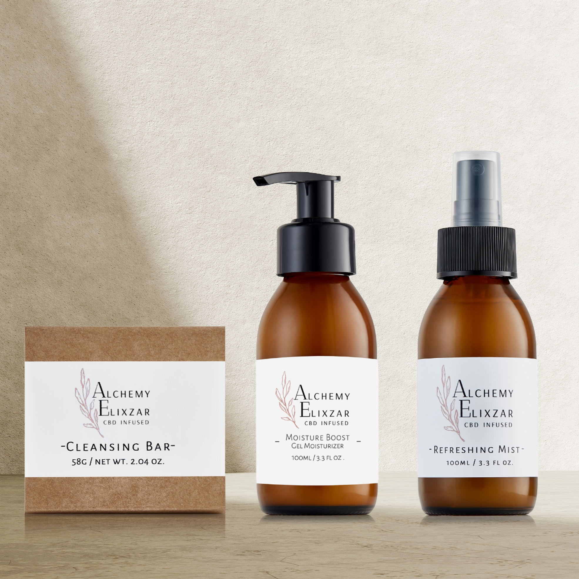Pack of 3 Nourishing Vegan Oily Skin Solution Bundle