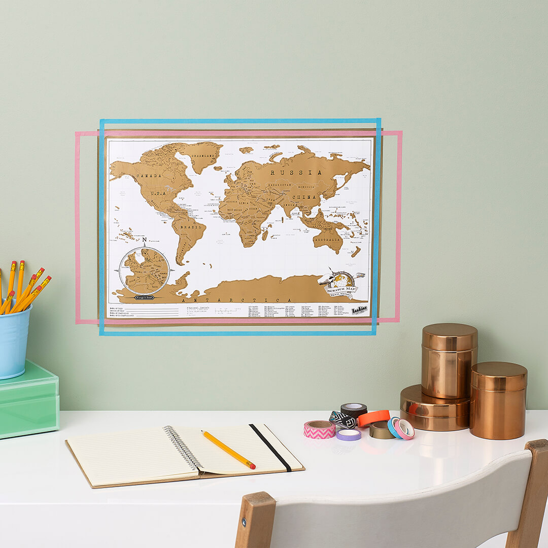 World Travel Scratch Map