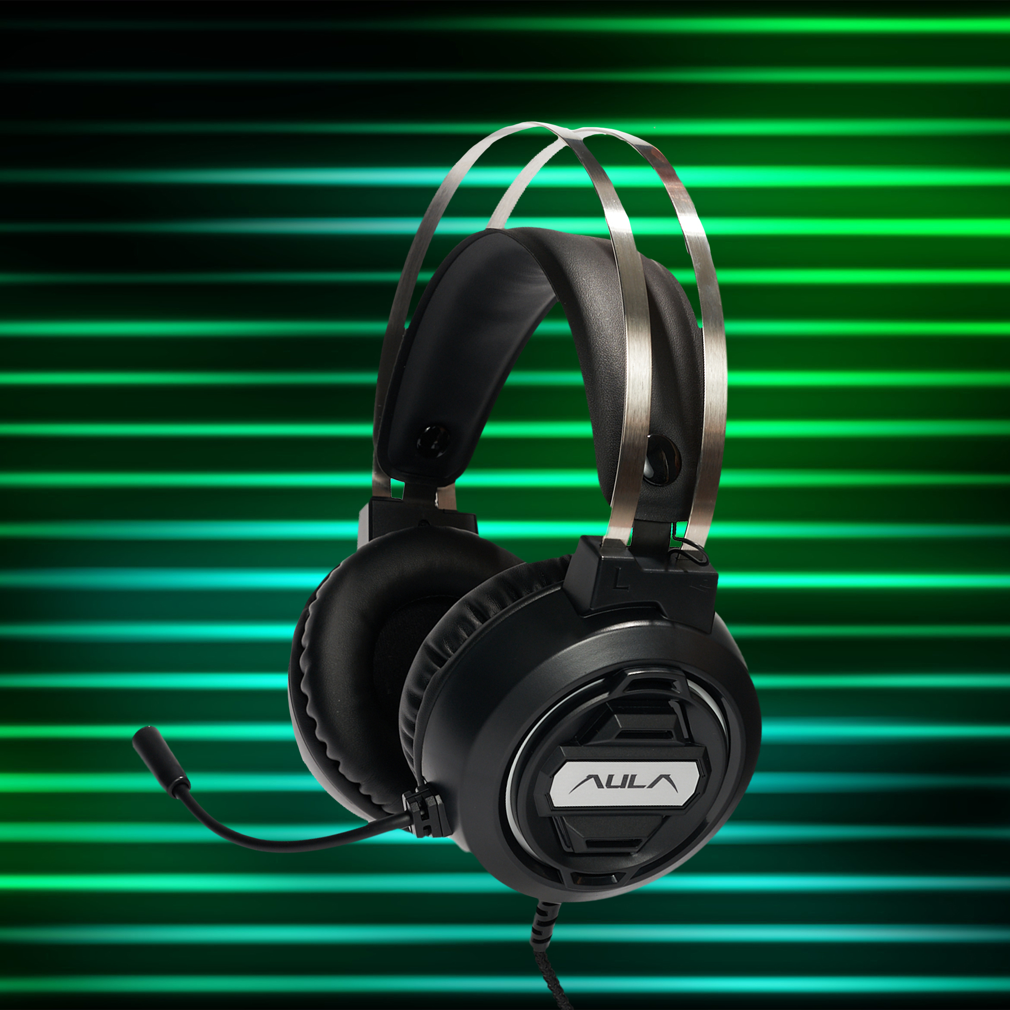 Ultra-Lightweight Over-Ear Gaming Headphones with High-Sensitivity Microphone