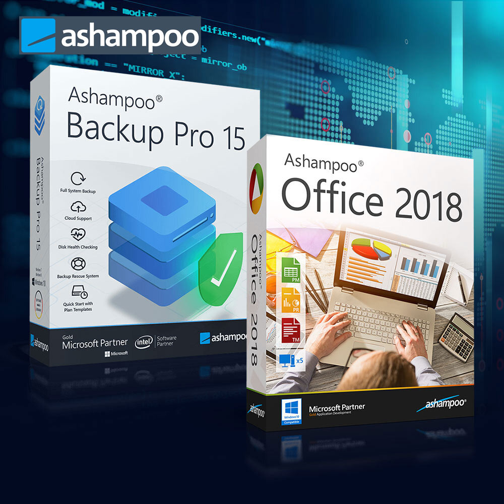 Office 2018 + Backup Pro 15 (Voucher Redemption)