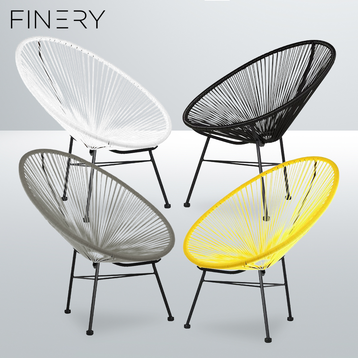 Acapulco Modern Rope Chair