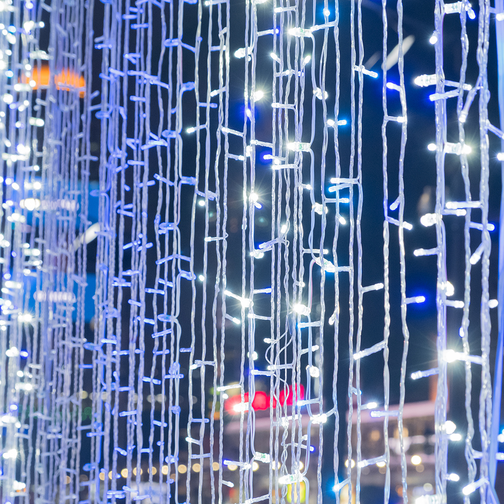 Pack of 2 LED Curtain Fairy Lights 3 x 2m