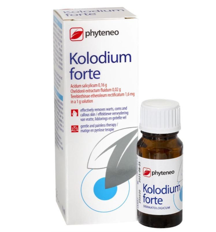 Pack of 2 10ml Kolodium Forte Warts Remover