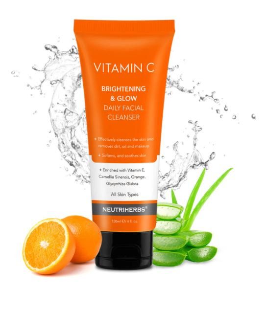 120ml Vitamin C Brightening & Glow Daily Facial Cleanser